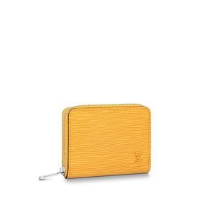 Louis Vuitton Coin Case Coin Purse Sunflower Silver Epi Leather